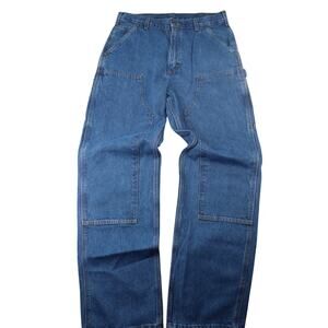 Carhartt B73-DST Denim Double Knee Baggy Carpenter Pants